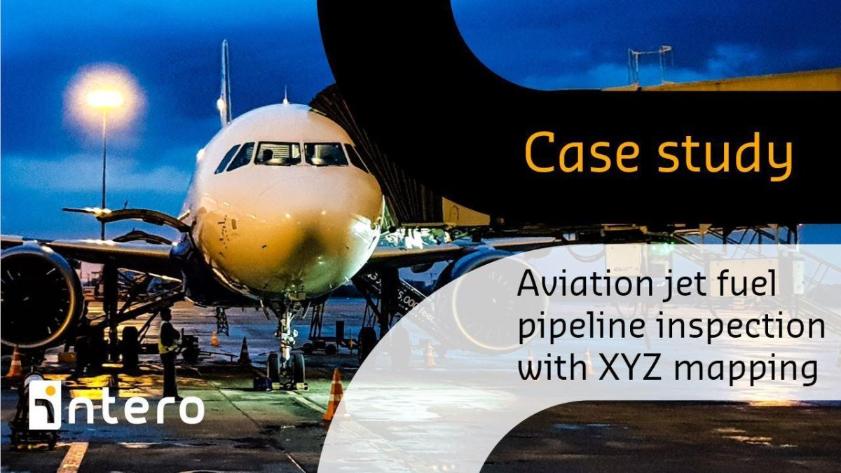 Aviation jet fuel pipeline inspection with XYZ mapping
