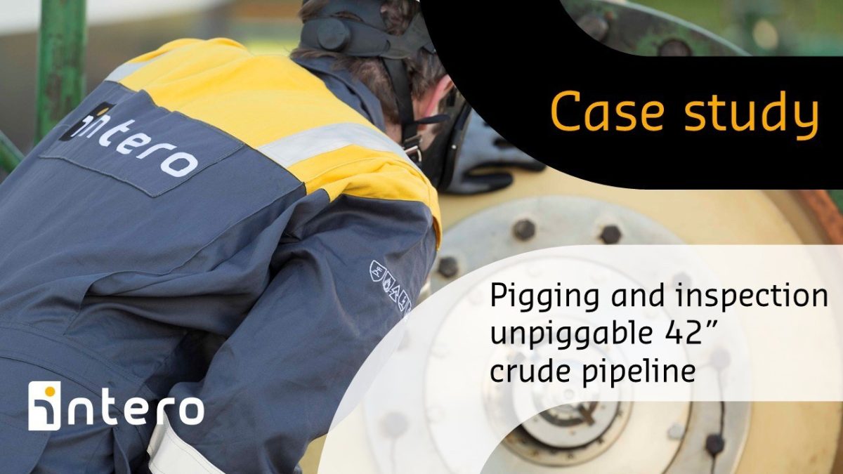 Unpiggable 42” crude pipeline pigging and inspection